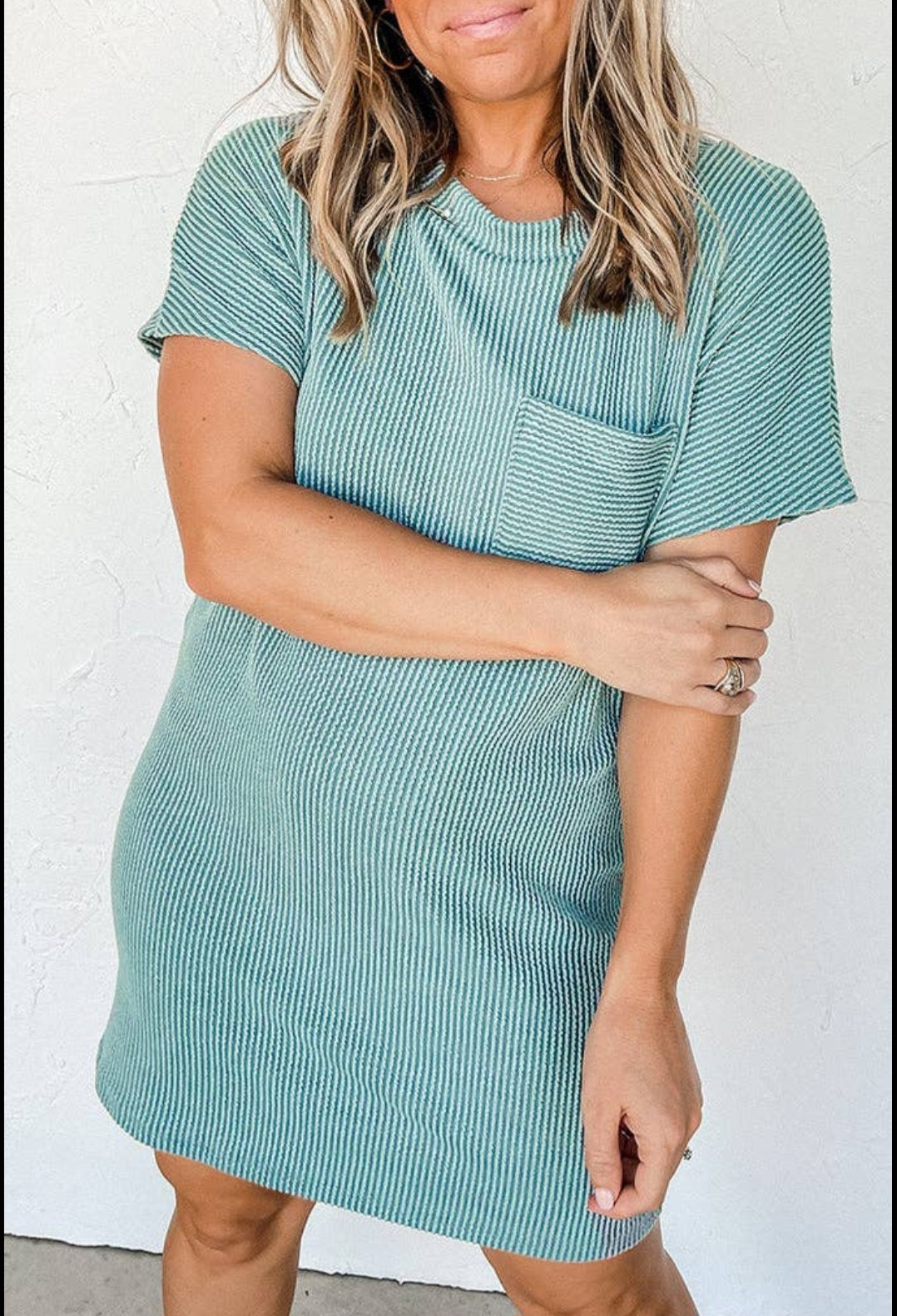 Ribbed T-Shirt Dress